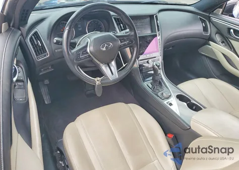 2017 Infinity Q60 z USA, uszkodzony, nr VIN JN1EV7EK2HM363241